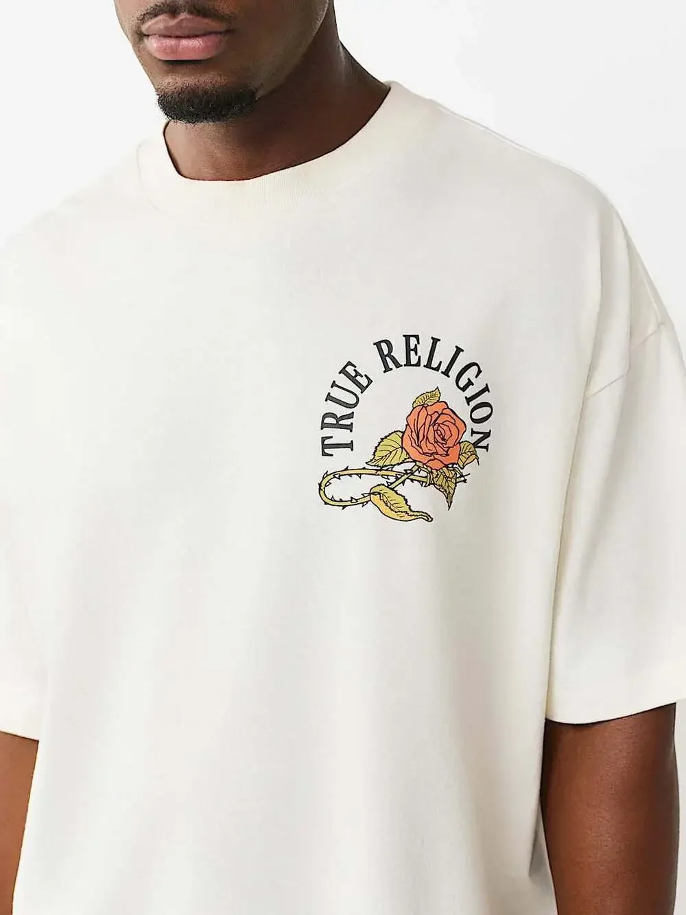 True Religion Floral Snake Heavyweight Oversized Tee